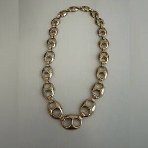 Polished Gold Tone Link Necklace - Women Jewelry